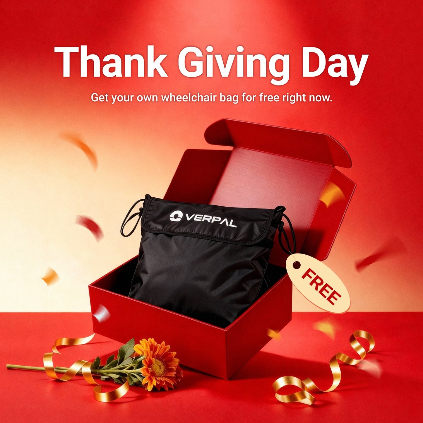 Thanksgiving Wheelchair Backpack - Shipping Fee