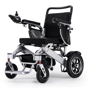 VERPAL Lightweight Intelligent Folding Power Wheelchair YL9000—【500W Dual Motors,25 Miles Longer Range, All Terrain,Motorized Wheelchair】