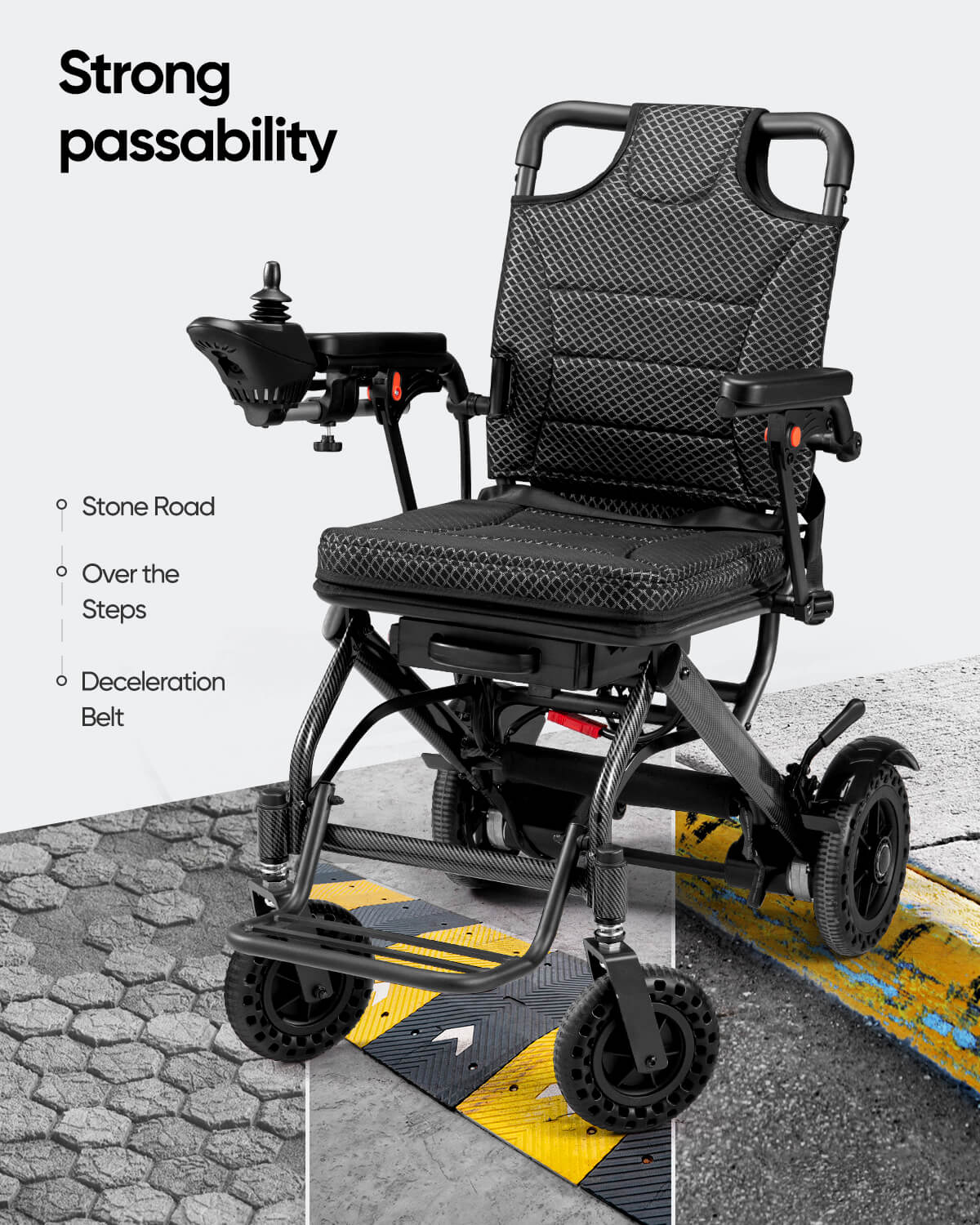 VerPal Super Lightweight Electric Wheelchair A03D