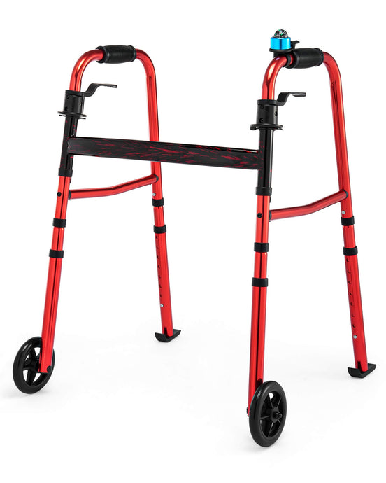 VERPAL Lightweight Folding Walker YC313C—【Only 6.8lbs,Support up 350lbs】