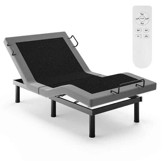 Verpal Zero Gravity Anti-Snore Adjustable Bed Frame with Wireless Remote