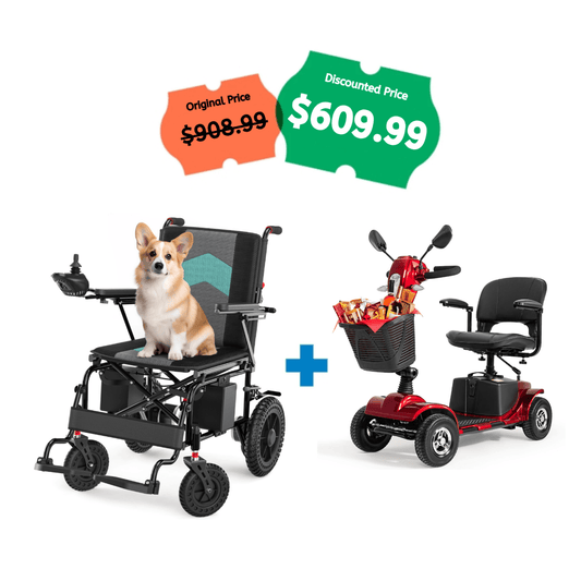 Verpal Two-piece set of Power Wheelchair $409+ Mobile Scooter $499