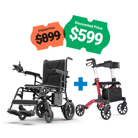 Verpal Two-piece set of Power Wheelchair $699+Walker $199