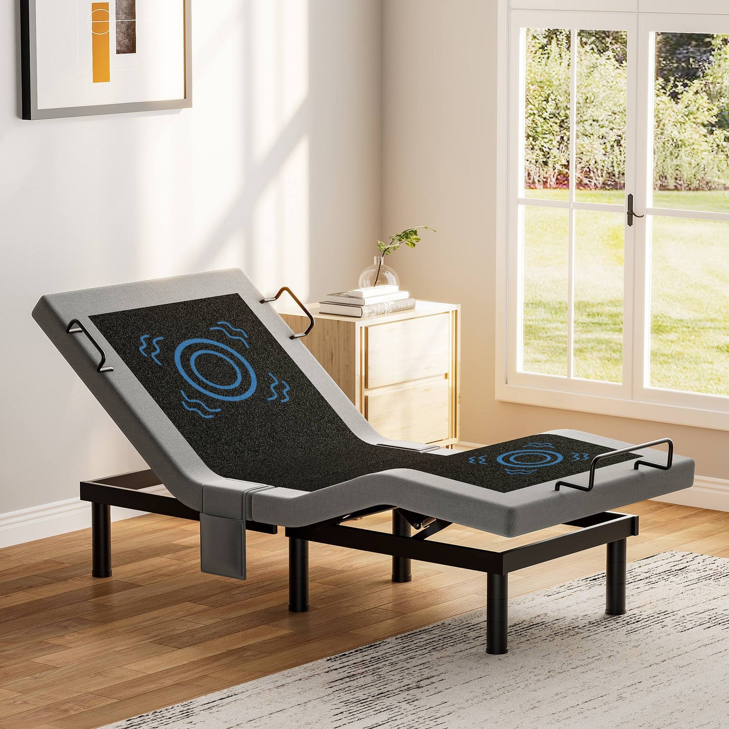 Verpal Zero Gravity Adjustable Bed Frame with Massage and Wireless Remote