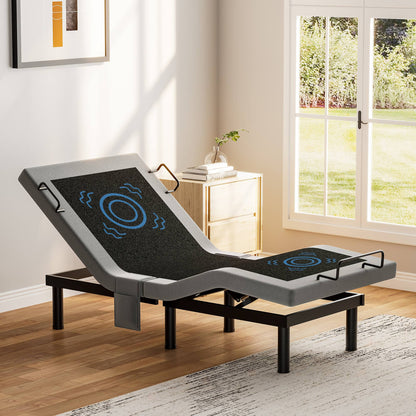 Verpal Zero Gravity Adjustable Bed Frame with Massage and Wireless Remote