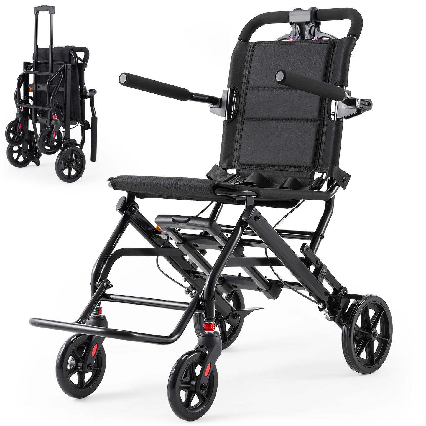 Verpal Travel Friendly Flexible Manual Wheelchair DH01413
