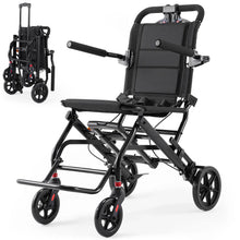 Verpal Ultra Lightweight Transport Wheelchair for Adults with Telescopic Handle DH01413 Verpal