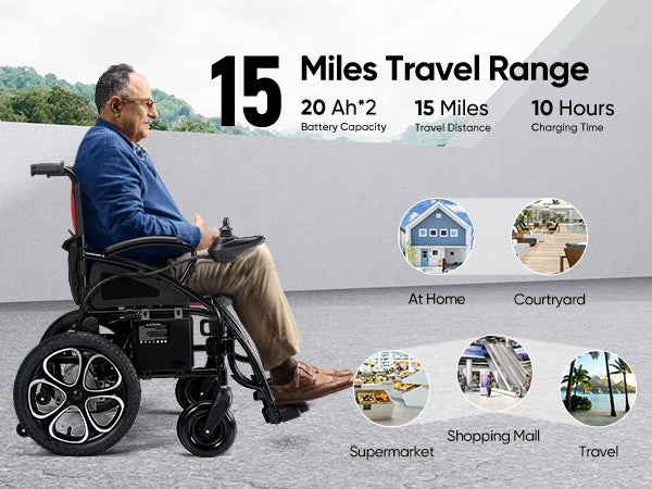 Verpal Powerful Electric Wheelchair W5213 - Verpal – Verpal