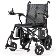 Verpal Ultra Lightweight Carbon Fiber Electric Wheelchair with Caregiver Remote Control