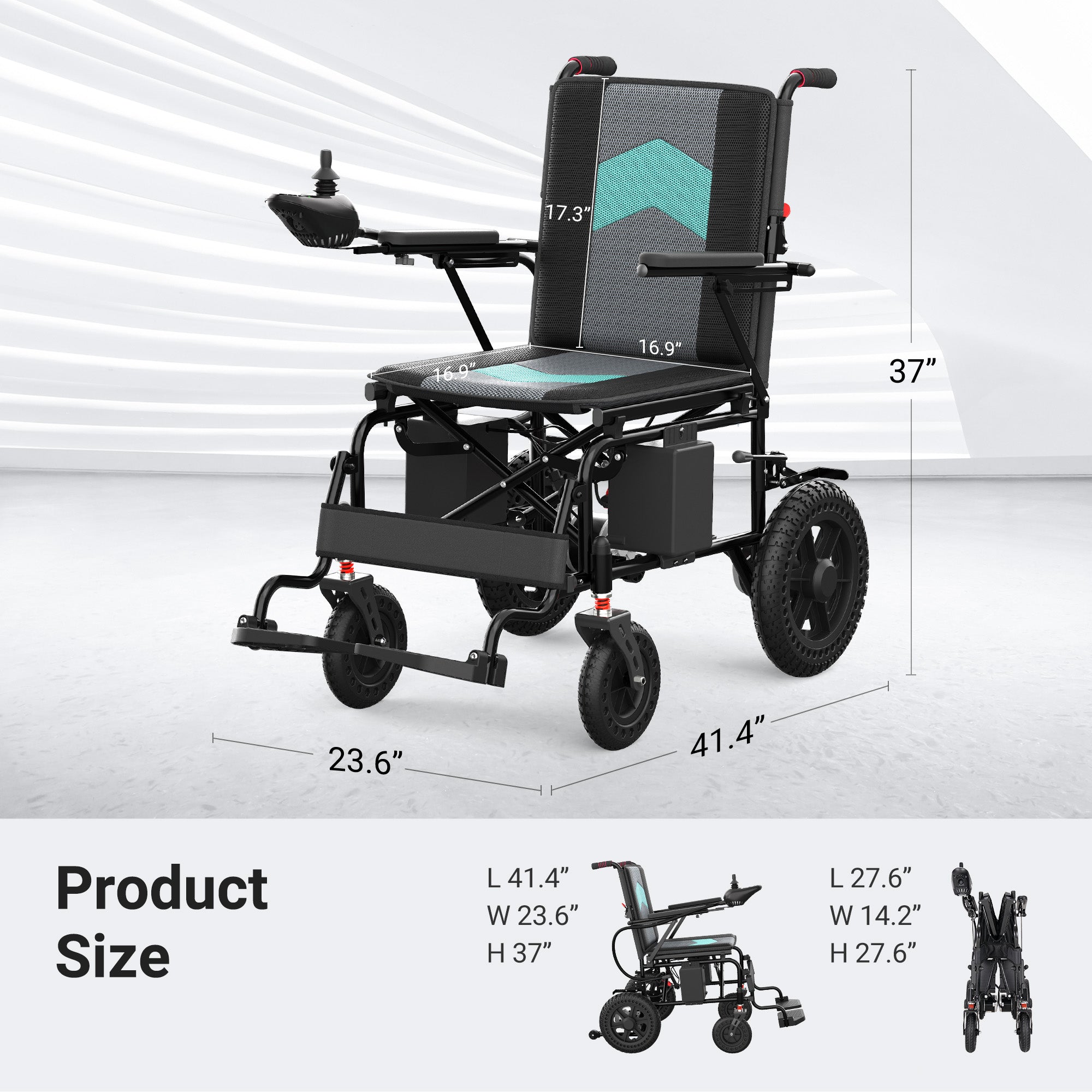 Verpal Foldable Long Range Lightweight Power Wheelchair E310H – Verpal