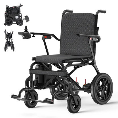 Verpal Motor Upgrade Lightweight Carbon Fiber Power Wheelchair HC820N