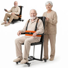 Verpal Caregiver-friendly Heavy-Duty 450lbs 4-Wheel Non-Slip Electric Chair Lift VERPAL