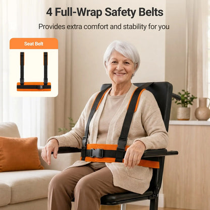 Verpal Caregiver-friendly Heavy-Duty 450lbs 4-Wheel Non-Slip Electric Chair Lift VERPAL