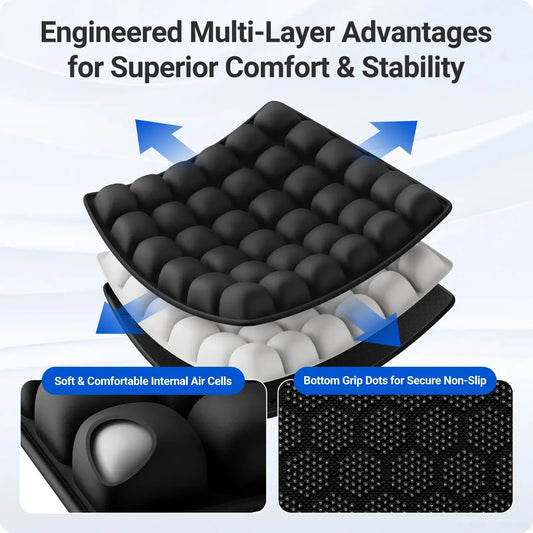 Verpal Portable Wheelchair Cushions & Travel Airplane Seat Cushion Verpal